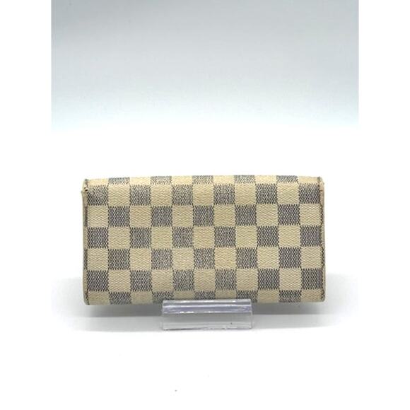 Louis Vuitton Damier Azur Pattern Bifold Sarah Wallet*COA Incl. - Picture 2 of 16